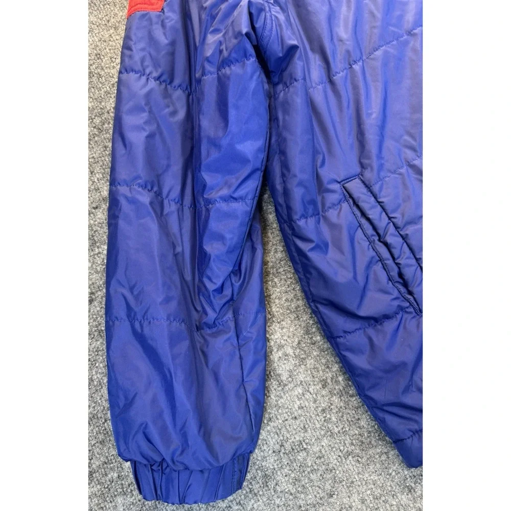 Vintage Blue Red Nike Puffer Jacket Youth XL 18-20 Retro Embroidered Logo